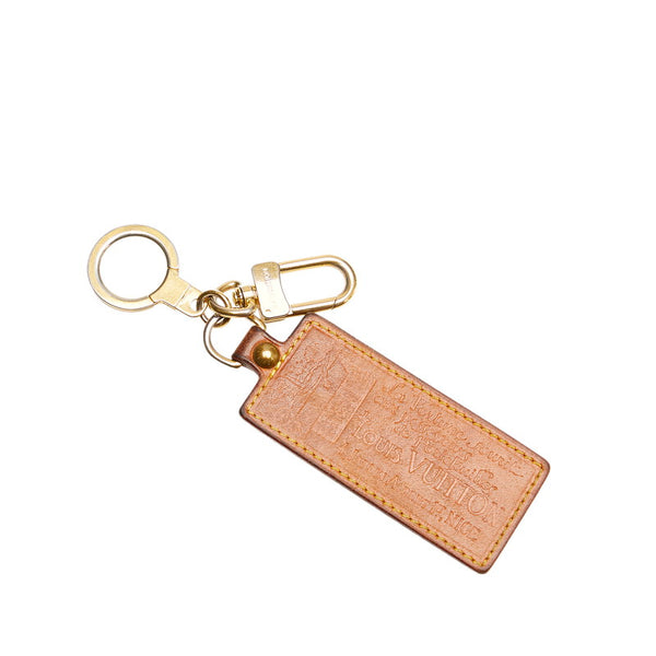 ルイ ヴィトン アレクレ ポルト クレ フォルテュンヌ キーリング M85378 ブラウン レザー レディース LOUIS VUITTON 【中古】