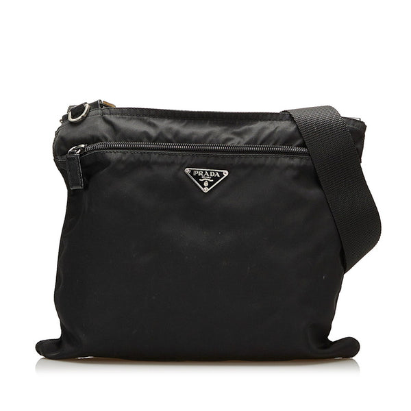 プラダ 斜め掛け ショルダーバッグ VA486R ブラック ナイロン レディース PRADA 【中古】
