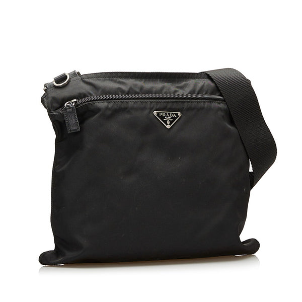 プラダ 斜め掛け ショルダーバッグ VA486R ブラック ナイロン レディース PRADA 【中古】