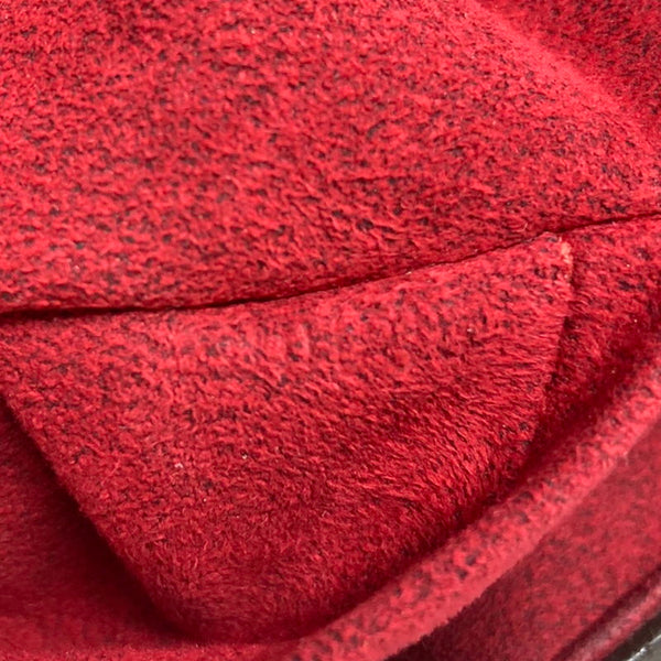 ルイ ヴィトン ダミエ ハムステッド MM トートバッグ N51204 ブラウン PVC レザー レディース LOUIS VUITTON 【中古】