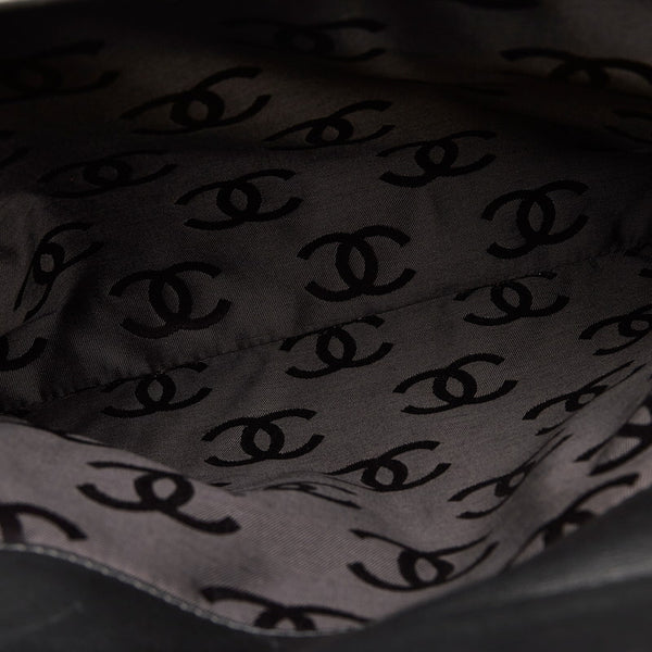 シャネル ワイルドステッチ ハンドバッグ トートバッグ ブラック レザー レディース CHANEL 【中古】