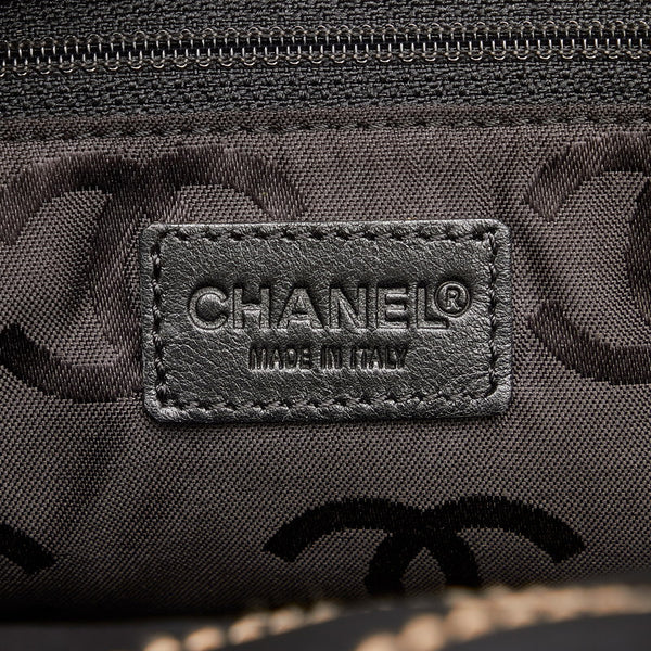 シャネル ワイルドステッチ ハンドバッグ トートバッグ ブラック レザー レディース CHANEL 【中古】