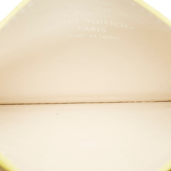 ルイ ヴィトン ダミエ エファセット ポルトカルト サーンプル カードケース N63164 ジョーヌ イエロー PVC レザー レディース LOUIS VUITTON 【中古】