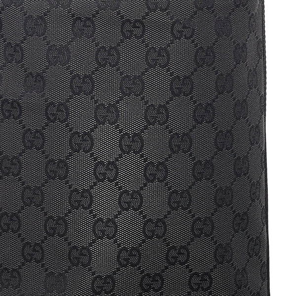 グッチ ＧGキャンバス 001 3753 ブラック キャンバス レザー ハンドバッグ ショルダーバッグ 2way レディース GUCCI 【中古】