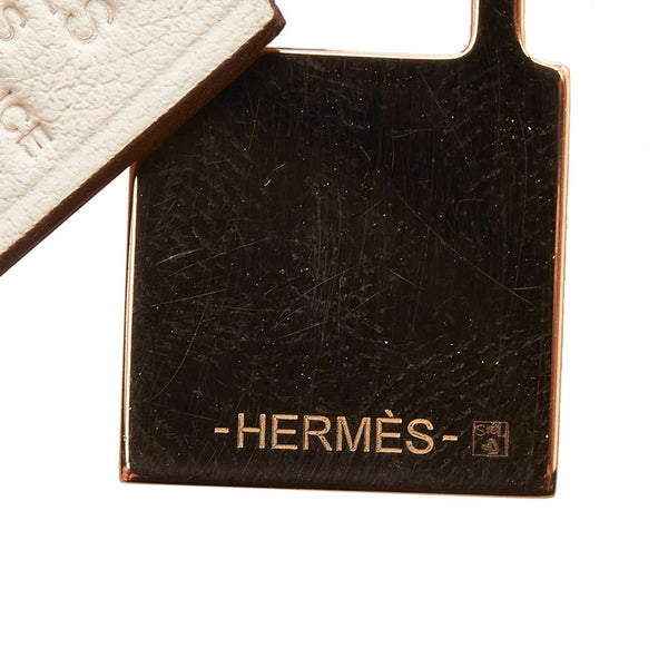 エルメス オ―ケリーPM ネックレス ゴールド メッキ レザー レディース HERMES 【中古】