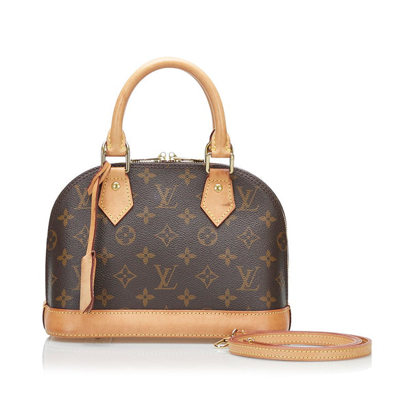 ルイ ヴィトン アルマBB ハンドバッグ ショルダーバッグ 2WAY M53152 ブラウン PVC レザー レディース LOUIS VUITTON 【中古】
