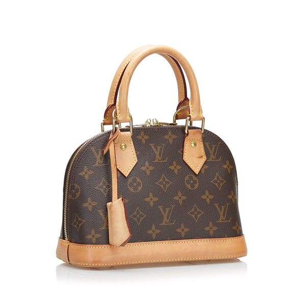 ルイ ヴィトン アルマBB ハンドバッグ ショルダーバッグ 2WAY M53152 ブラウン PVC レザー レディース LOUIS VUITTON 【中古】