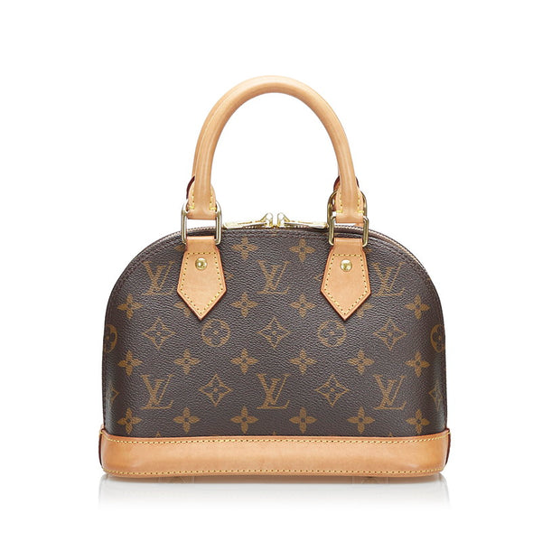 ルイ ヴィトン アルマBB ハンドバッグ ショルダーバッグ 2WAY M53152 ブラウン PVC レザー レディース LOUIS VUITTON 【中古】