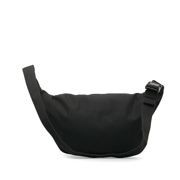 バレンシアガ ボディバッグ ウエストバッグ 482389 ブラック ナイロン レディース BALENCIAGA 【中古】