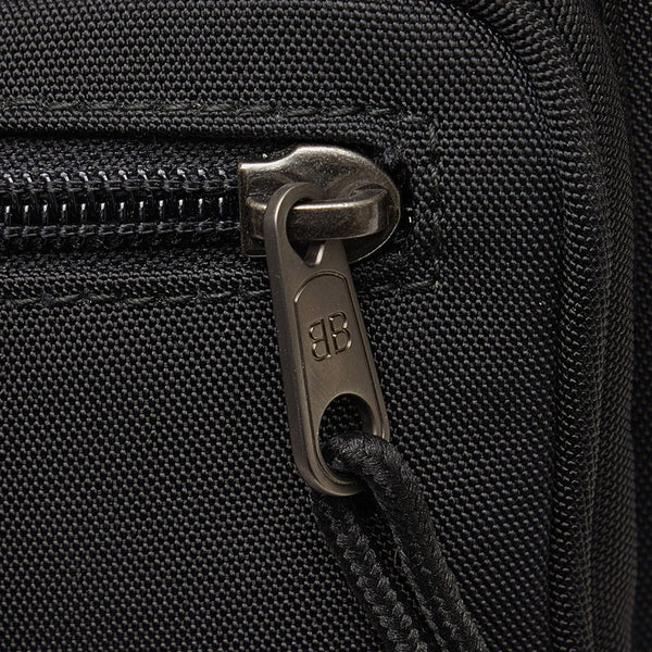 バレンシアガ ボディバッグ ウエストバッグ 482389 ブラック ナイロン レディース BALENCIAGA 【中古】