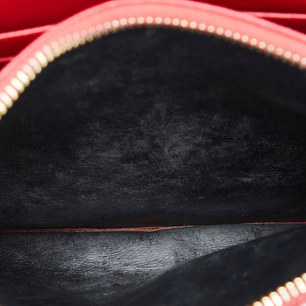 サンローラン YSL カサンドラ キルティング チェーンウォレット ショルダーバッグ 2WAY  GNC393953 レッド レザー レディース SAINT LAURENT 【中古】