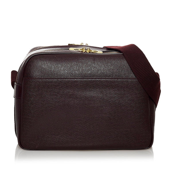 ルイ ヴィトン タイガ リポーターPM M30156 アカジュー レザー 斜め掛け ショルダーバッグ レディース LOUIS VUITTON 【中古】