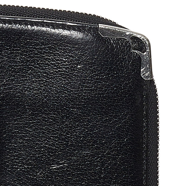 カルティエ 長財布 ブラック レザー レディース CARTIER 【中古】