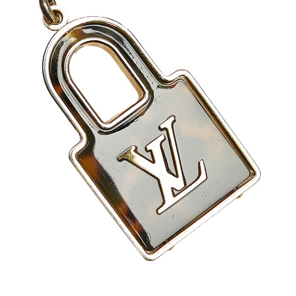 ルイ ヴィトン ポルトクレ コンフィダンス キーリング M65088 ブラウン ゴールド メタル プラスチック レディース LOUIS VUITTON 【中古】