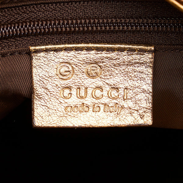 グッチ グッチシマ ワンショルダーバッグ 257296 ゴールド キャンバス レザー レディース GUCCI 【中古】