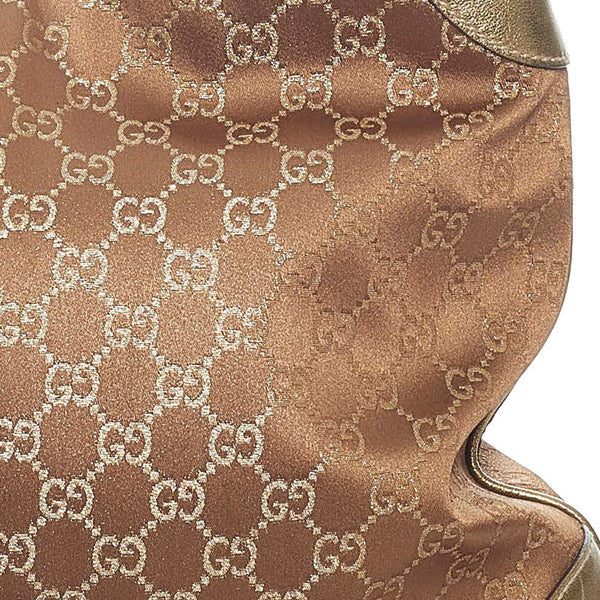 グッチ グッチシマ ワンショルダーバッグ 257296 ゴールド キャンバス レザー レディース GUCCI 【中古】