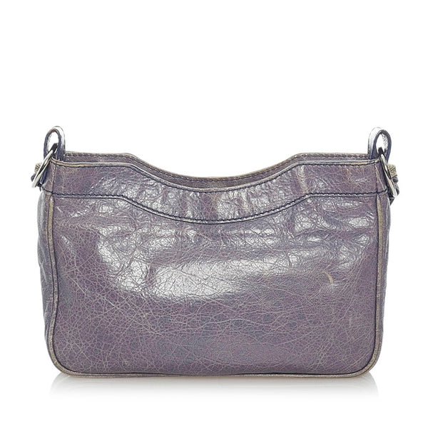バレンシアガ ジャイアント シティ 237203 4145 ライトパープル レザー ショルダーバッグ レディース BALENCIAGA 【中古】