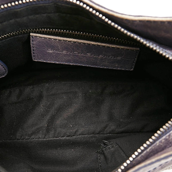 バレンシアガ ジャイアント シティ 237203 4145 ライトパープル レザー ショルダーバッグ レディース BALENCIAGA 【中古】