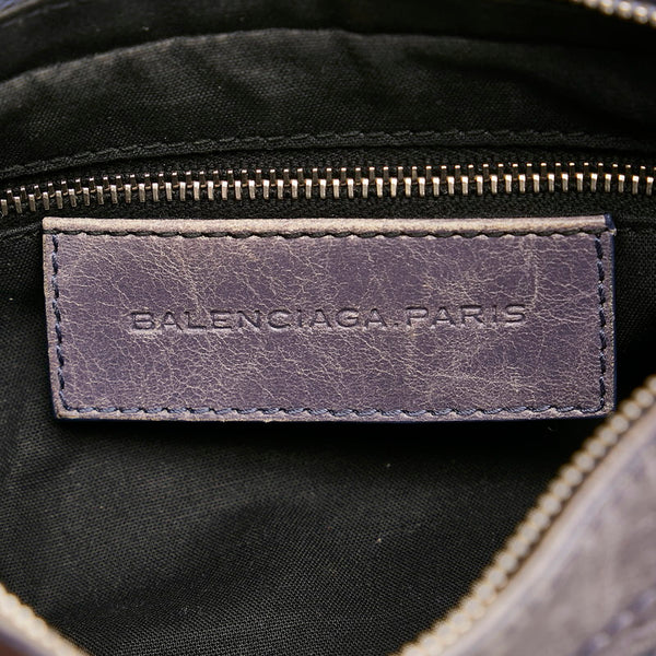 バレンシアガ ジャイアント シティ 237203 4145 ライトパープル レザー ショルダーバッグ レディース BALENCIAGA 【中古】