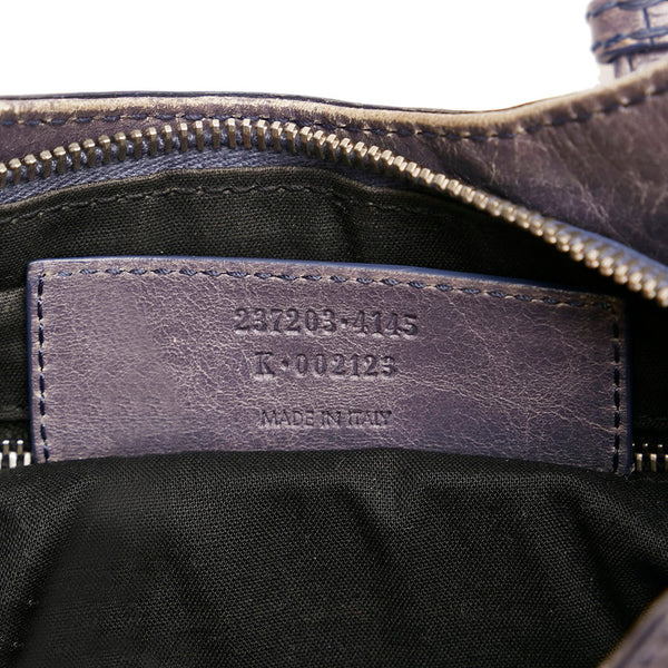 バレンシアガ ジャイアント シティ 237203 4145 ライトパープル レザー ショルダーバッグ レディース BALENCIAGA 【中古】
