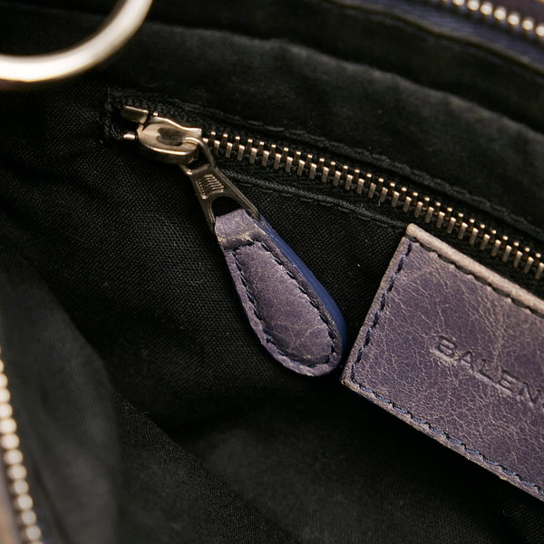 バレンシアガ ジャイアント シティ 237203 4145 ライトパープル レザー ショルダーバッグ レディース BALENCIAGA 【中古】