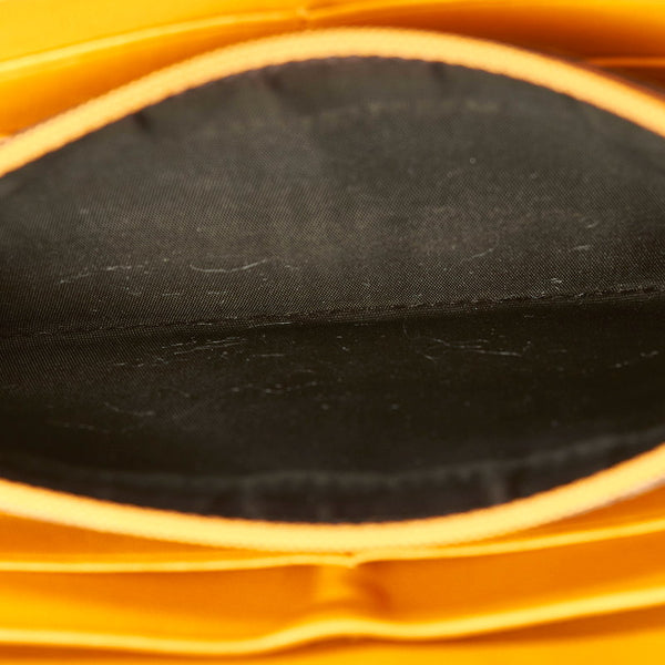 グッチ グッチシマ L字ファスナー 332747 オレンジ レザー レディース GUCCI 【中古】