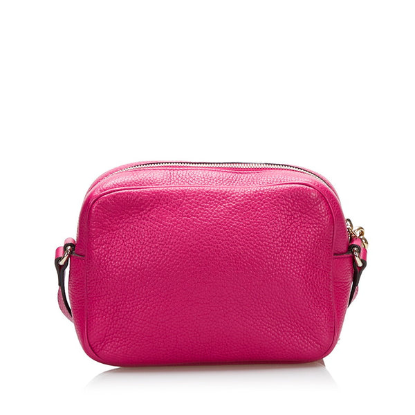 グッチ ソーホー 斜め掛け ショルダーバッグ 308364 ピンク レザー レディース GUCCI 【中古】