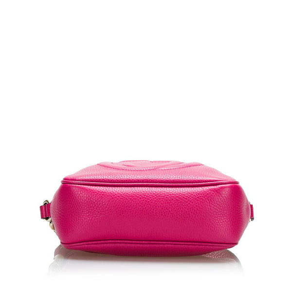 グッチ ソーホー 斜め掛け ショルダーバッグ 308364 ピンク レザー レディース GUCCI 【中古】