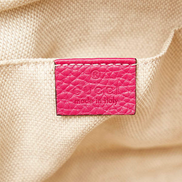 グッチ ソーホー 斜め掛け ショルダーバッグ 308364 ピンク レザー レディース GUCCI 【中古】