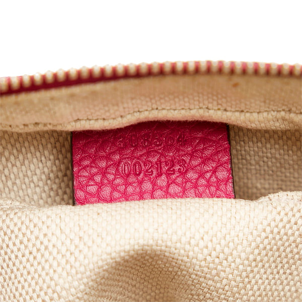 グッチ ソーホー 斜め掛け ショルダーバッグ 308364 ピンク レザー レディース GUCCI 【中古】