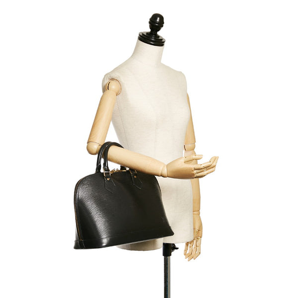 ルイ ヴィトン エピ アルマ ハンドバッグ M52142 ノワール レザー レディース LOUIS VUITTON 【中古】