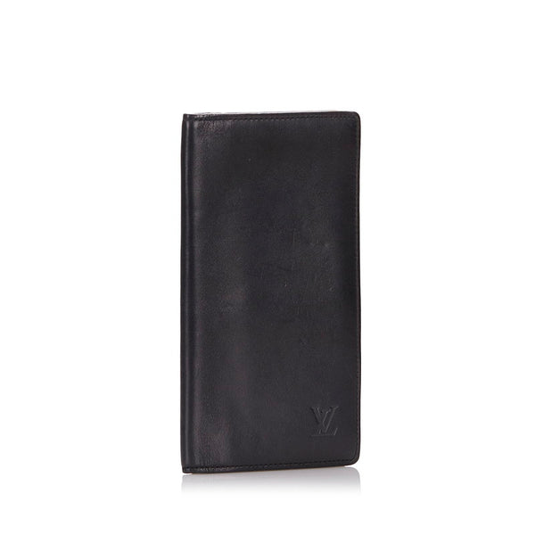 ルイ ヴィトン ノマド ポルトバルール ロングウォレット 長財布 M85401 ブラック レザー レディース LOUIS VUITTON 【中古】