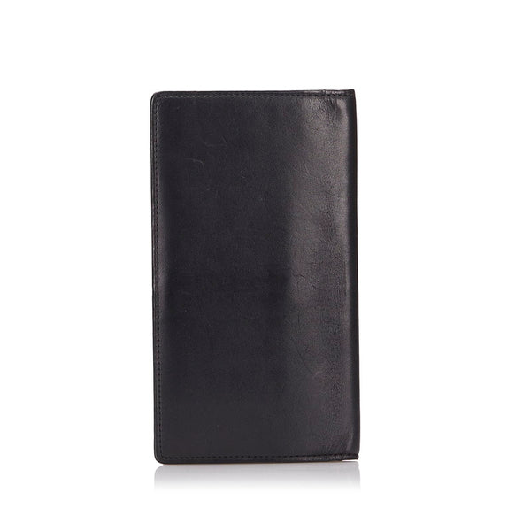 ルイ ヴィトン ノマド ポルトバルール ロングウォレット 長財布 M85401 ブラック レザー レディース LOUIS VUITTON 【中古】
