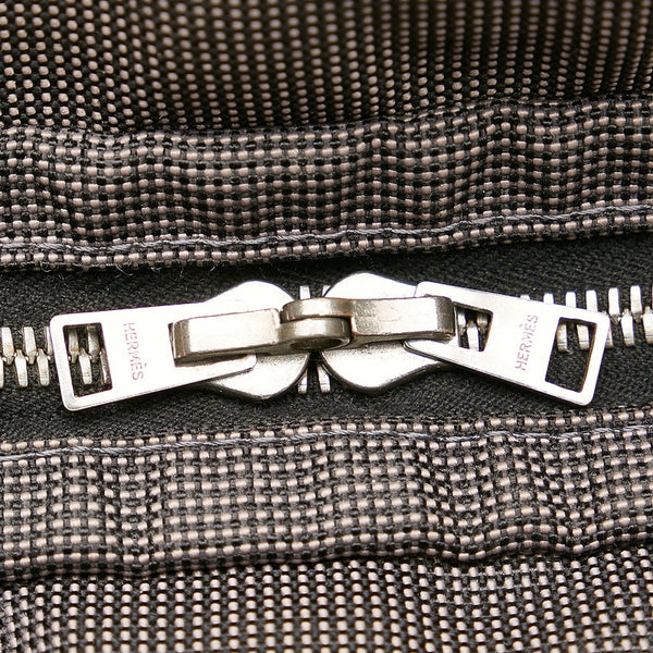 エルメス エールライン アドPM リュック デイパック グレー キャンバス レディース HERMES 【中古】