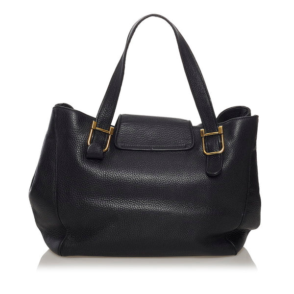 グッチ ダブルG トートバッグ 251826 ブラック カーフ レディース GUCCI 【中古】