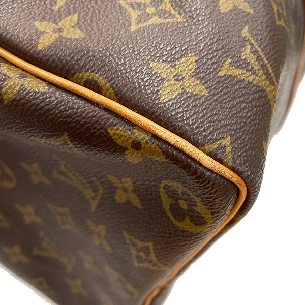 ルイ ヴィトン モノグラム キーポル45 ボストンバッグ M41428 ブラウン PVC レザー レディース LOUIS VUITTON 【中古】