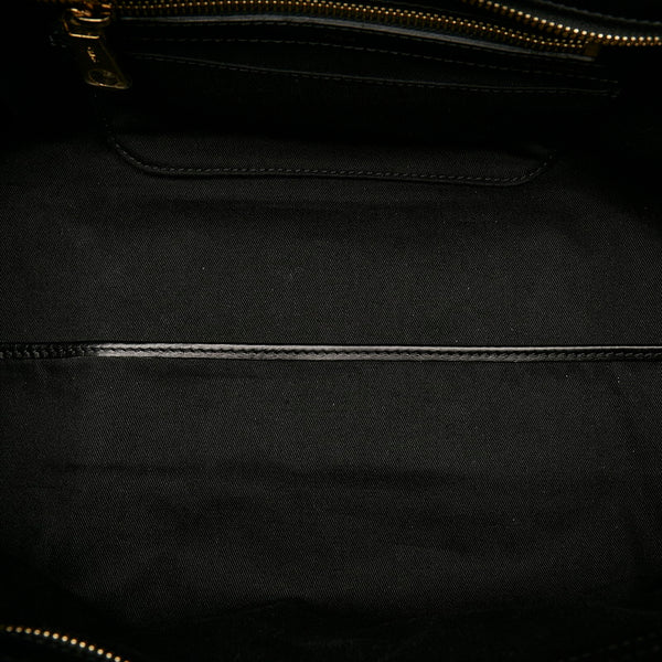 クロエ アリス ハンドバッグ オレンジ ブラック レザー レディース Chloe 【中古】