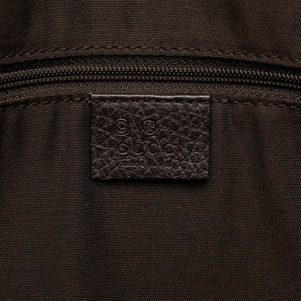 グッチ GGクリスタル シェリーライン トートバッグ ショルダーバッグ 293589 ベージュ ブラウン PVC レザー レディース GUCCI 【中古】