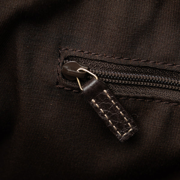 グッチ GGクリスタル シェリーライン トートバッグ ショルダーバッグ 293589 ベージュ ブラウン PVC レザー レディース GUCCI 【中古】