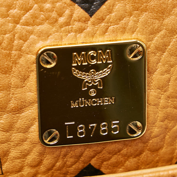エム シー エム ヴィセトス ショルダーバッグ ボディバッグ ブラウン PVC レザー レディース MCM 【中古】