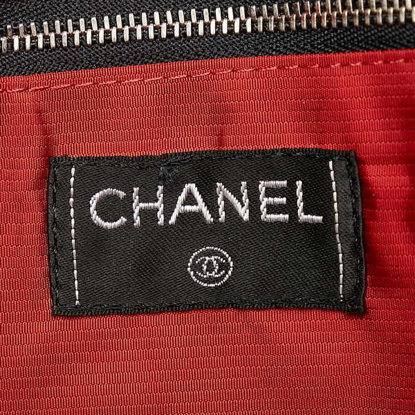 シャネル 旧 トラベルライン ブラック ナイロン トートバッグ レディース CHANEL 【中古】