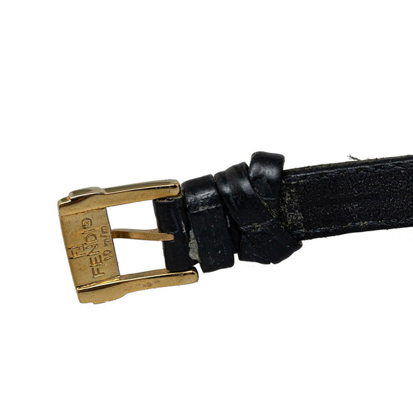 フェンディ チェンジベルト 全5色 腕時計 640L クオーツ シルバー文字盤 メッキ レザー レディース FENDI 【中古】