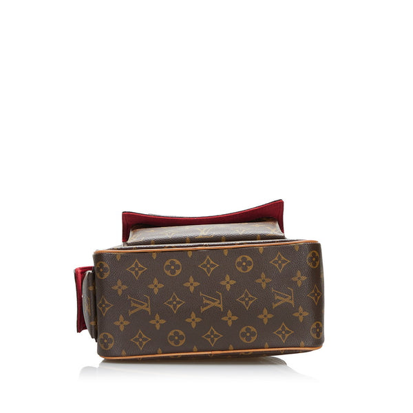 ルイ ヴィトン モノグラム エクサントリ シテ ハンドバッグ M51161 ブラウン PVC レザー レディース LOUIS VUITTON 【中古】