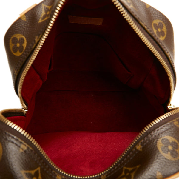 ルイ ヴィトン モノグラム エクサントリ シテ ハンドバッグ M51161 ブラウン PVC レザー レディース LOUIS VUITTON 【中古】