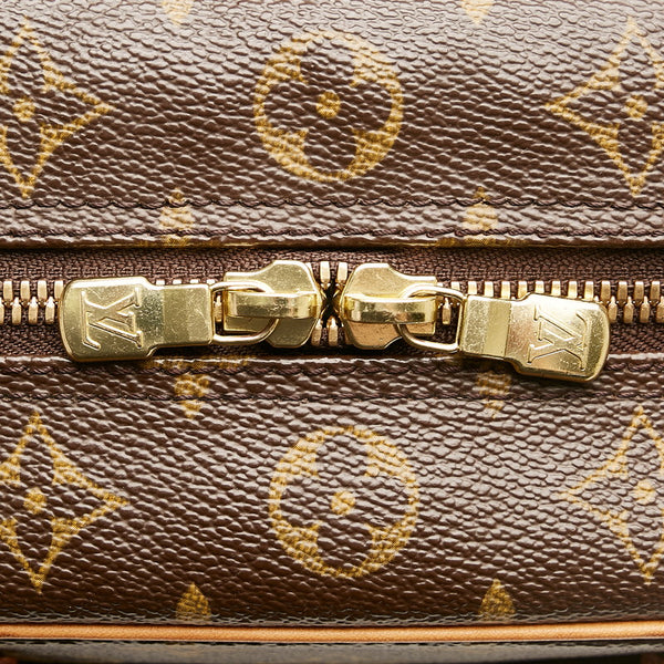 ルイ ヴィトン モノグラム エクサントリ シテ ハンドバッグ M51161 ブラウン PVC レザー レディース LOUIS VUITTON 【中古】