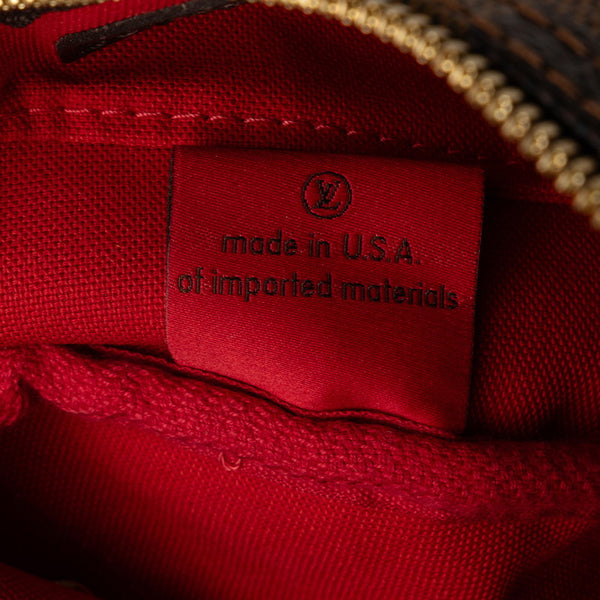 ルイ ヴィトン ダミエ スピーディ バンドリエール 25 ハンドバッグ ショルダーバッグ２WAY N41368 ブラウン PVC レザー レディース LOUIS VUITTON 【中古】