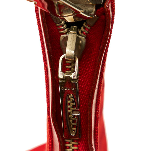 グッチ GGキャンバス ワンショルダーバッグ 000 0602 レッド キャンバス レディース GUCCI 【中古】