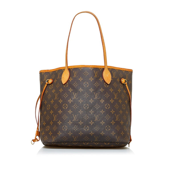 ルイ ヴィトン モノグラム ネヴァーフルMM トートバッグ M41178 ブラウン PVC レザー レディース LOUIS VUITTON 【中古】