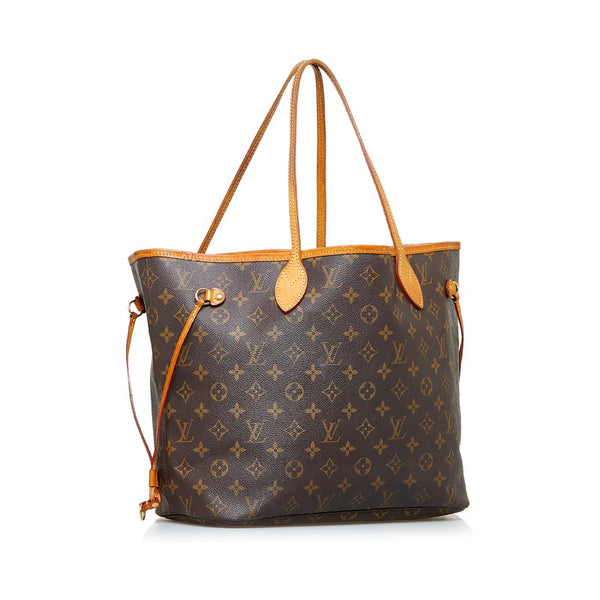 ルイ ヴィトン モノグラム ネヴァーフルMM トートバッグ M41178 ブラウン PVC レザー レディース LOUIS VUITTON 【中古】