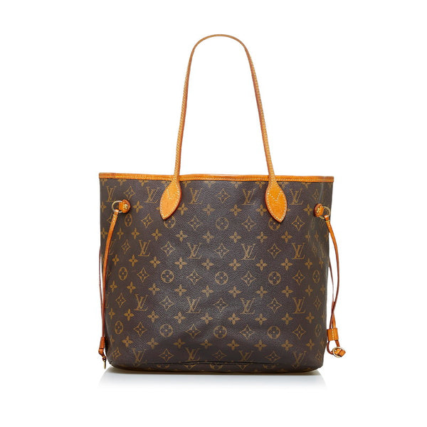 ルイ ヴィトン モノグラム ネヴァーフルMM トートバッグ M41178 ブラウン PVC レザー レディース LOUIS VUITTON 【中古】